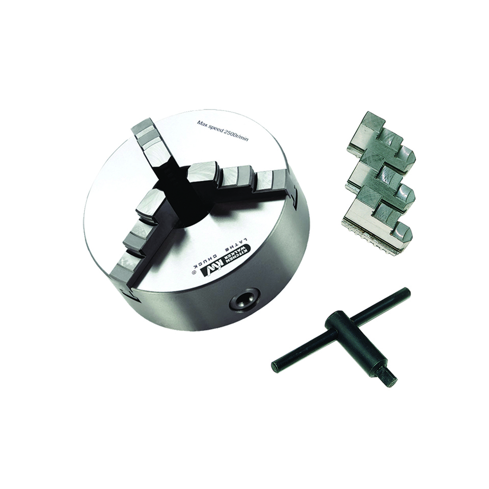 3 Jaw Self-Centering Mono Block Chuck, 250mm, Plainback