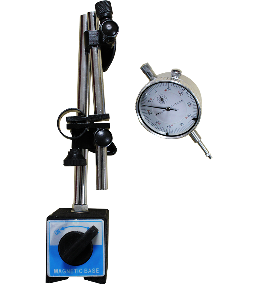 [081-416] Magnetic base and dial gauge, Imperial