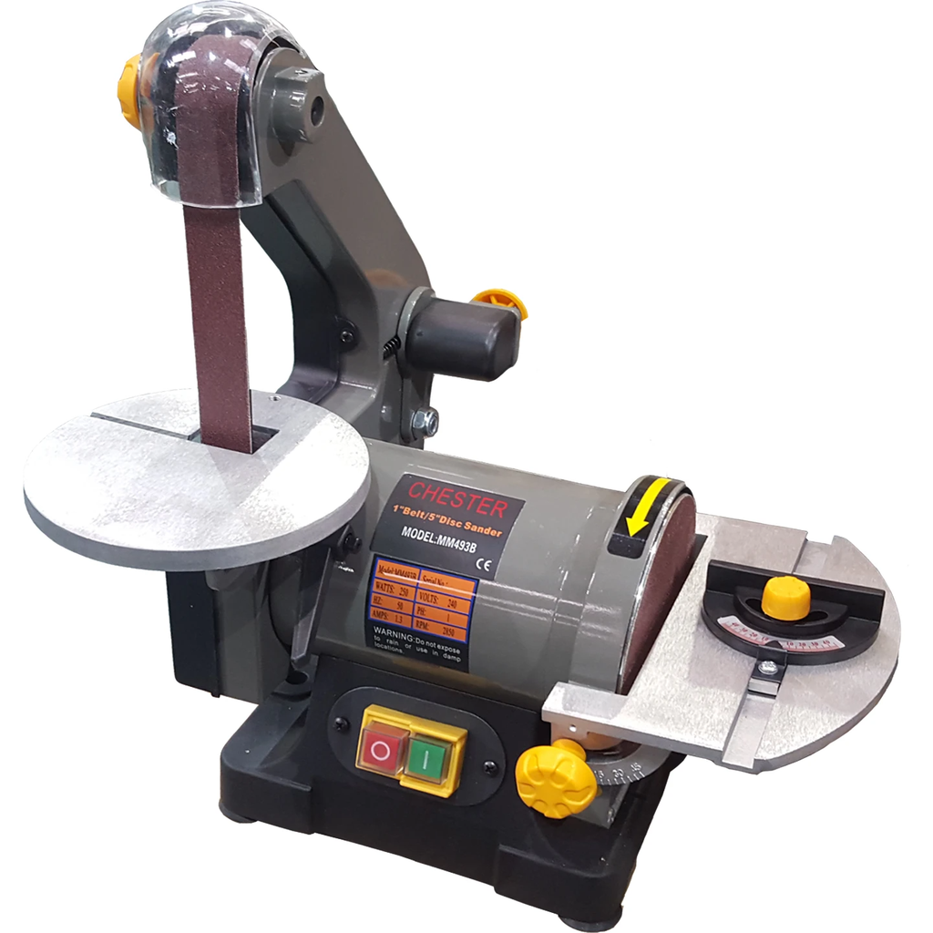 [SAND-1X5] Chester 1" x 5" Belt and Disc Sander