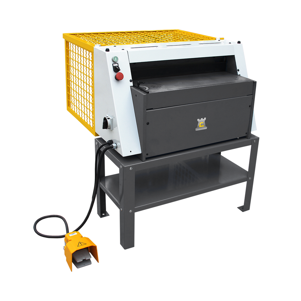 Chester Electric Bench Top Shear with Stand, BES-1.25x650