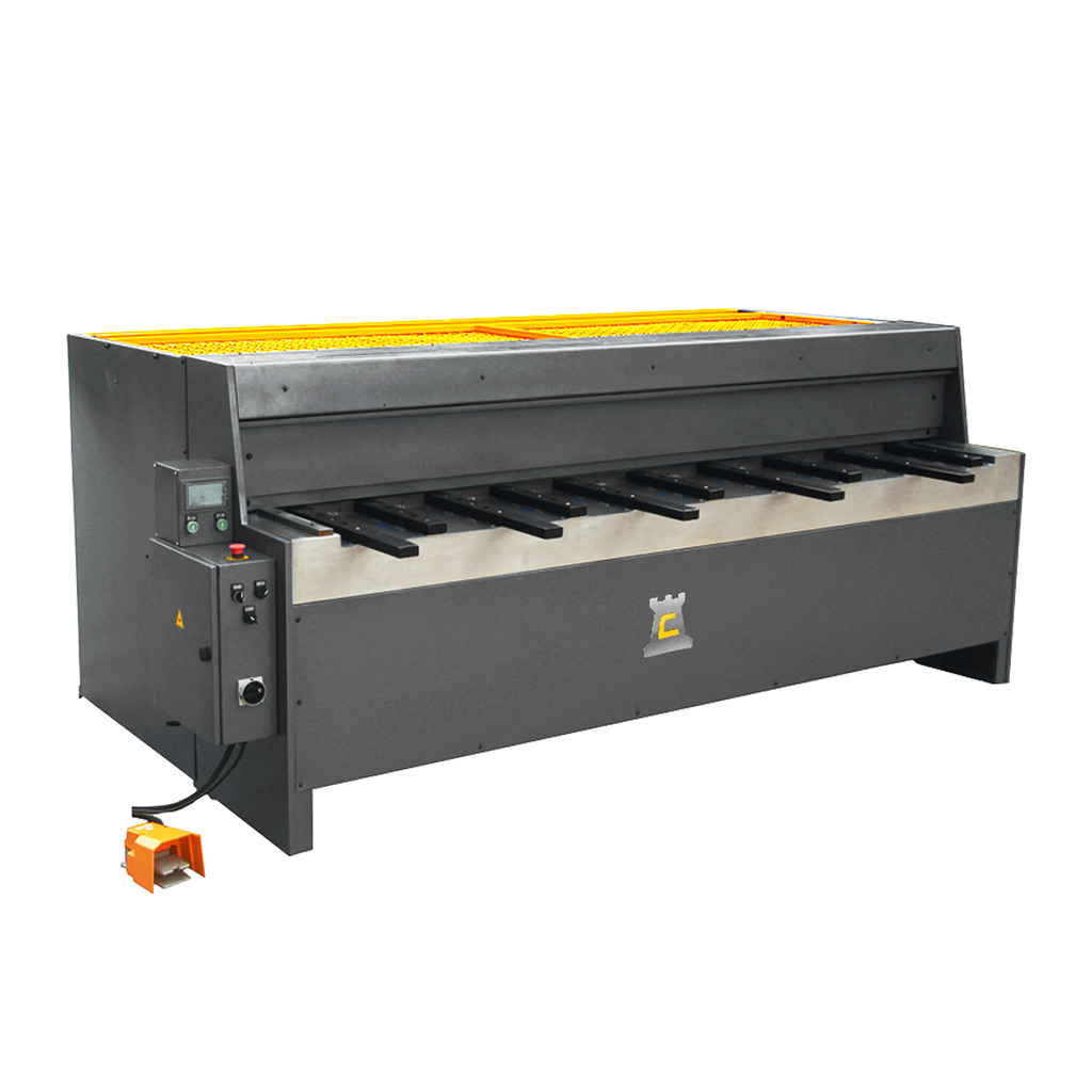 NC Electric Shearing Machine with Motorised Back Gauge & PLC Control, ES-4 x 1300NC
